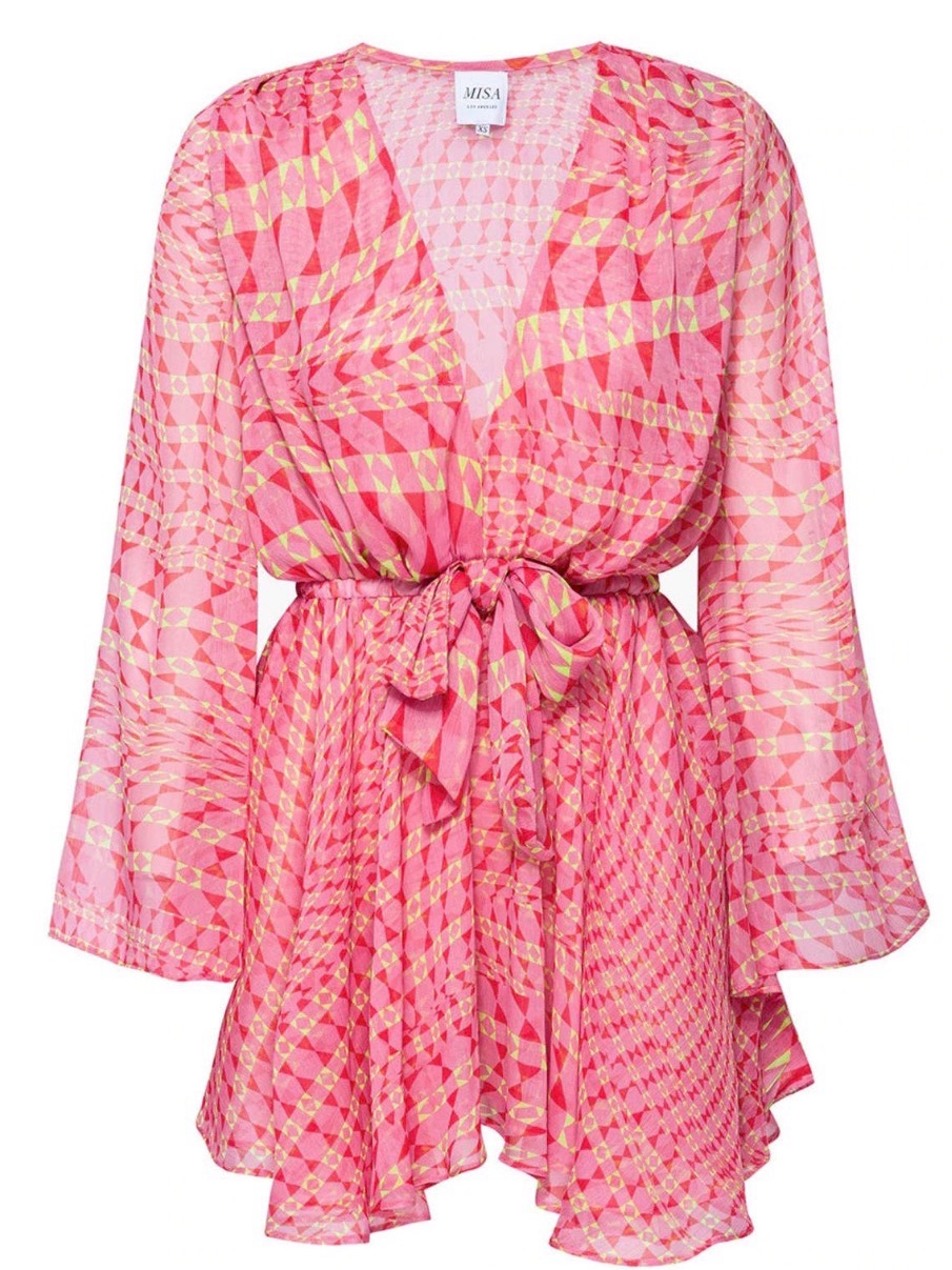 Misa Los Angeles Geometric Mini Dress